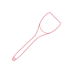 Objects Cooking Utensils Ikea Rort Wok Turner Outline Icon Svg Set, Free Vectors File